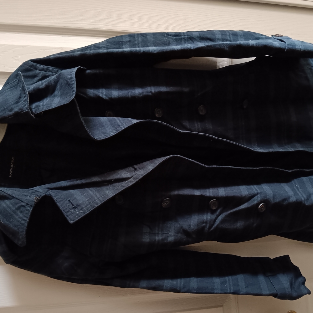 Banana Republic Navy Trench Coat